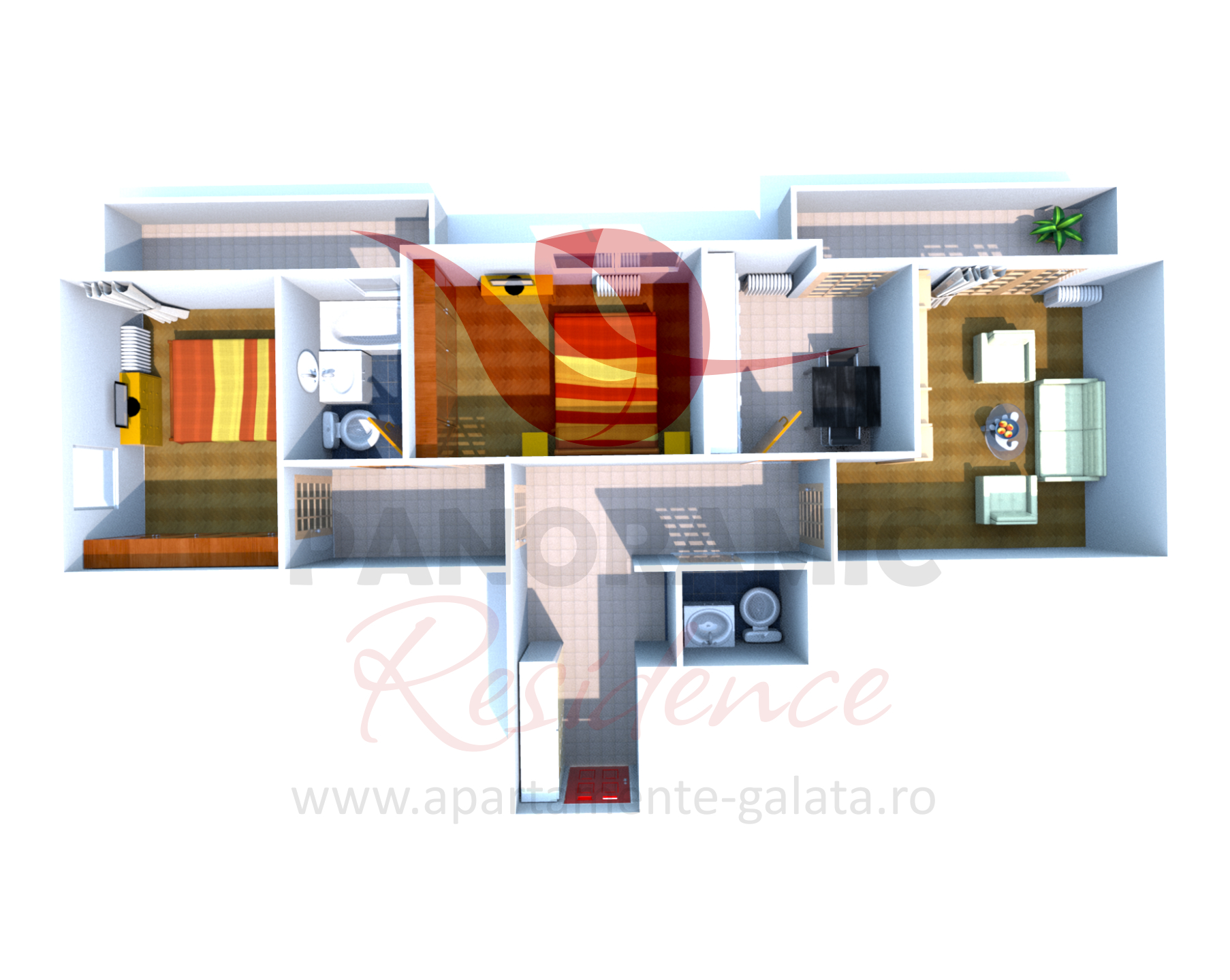 Apartament 3 camere tip A